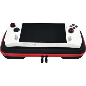 Resim Flybuy Asus Rog Ally Oyun Konsolu Silikon Kılıf Kapaklı Taşınabilir Saklama Çantası - Beyaz, Güçlü Koruma, Kompakt Tasarım 