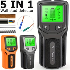 Resim 5-in-1 Duvar Stud Detektörü LED Ekranlı - Taşınabilir Elektronik Stud Bulucu Ahşap Çatılarda, Elektrik Teli, Metal Stud Tespiti, Montaj Gerektirmez, Pil ile Çalışır, 0.1mm Ölçüm Hassasiyeti, İnşaat Aracı | Modern İnşaat Aracı | Dayanıklı Plastik Kasa, Duvar Stud Bulucu 