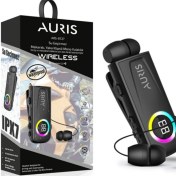 Resim Auris Yaka Klipsli Makaralı Motsiklet ve Sürüş Için Tasarlanmış Su Geçirmez Bluetooth Kulaklık 