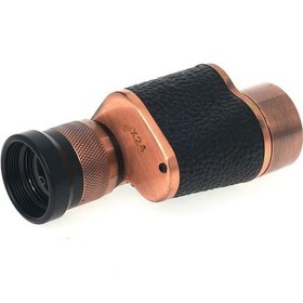 Resim 6x24 Baıgısh Askeri Tarzi Pirinç Ve Deri Kaplamalı Deri Çantalı Monocular Dürbün Princ Tg-v 0762 
