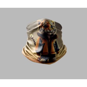 Resim Buffalo Animals Tasarımlı Motorcu Buff Maske Outdoor Boyunluk Unisex Bandana 