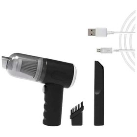 Resim Yeni Nesil Mini Vakumlu Araç Süpürgesi El Süpürgesi Şarjlı 