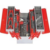 Resim Mekanikçi Takım Çantası 5 Gözlü 62 Parça 