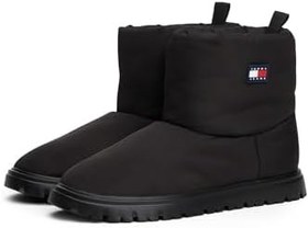 Resim TOMMY HILFIGER TOMMY HILFIGER Kadın Marka Logolu Su Tutmaz Sıcak Astarlı Kışlık Kullanıma Uygun Siyah Bot & Bootie EN0EN02823 BDS 