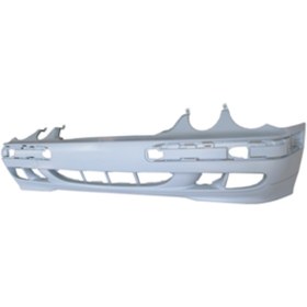 Resim BZT Mercedes E Class- W210- 00/02; Ön Tampon Koyu Gri(Sis/Band Delikli/Far Yıkamasız/Classic 2108851825 