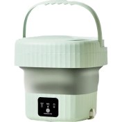 Resim Lillian Katlanır Çamaşır Makinesi Büyük Kapasiteli Mini Küçük Çorap Abd Fişi Yeşil (Yurt Dışından) 