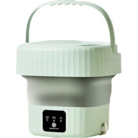 Resim Lillian Katlanır Çamaşır Makinesi Büyük Kapasiteli Mini Küçük Çorap Abd Fişi Yeşil (Yurt Dışından) 