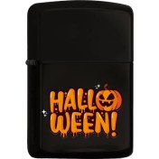 Resim Uludagstore7 Gift Halloween Tasarımlı Renkli Baskılı Siyah Benzinli Metal Çakmak 