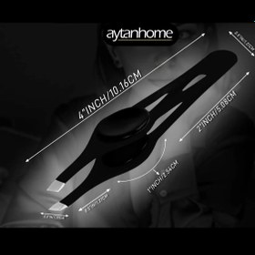 Resim Aytan Home Profesyonel Yan Cımbız Paslanmaz Çelik Siyah Kaş Bıyık Akne Cımbızı 