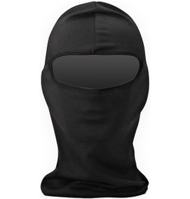 Resim Motosiklet Balaklava Ve Kuryeler Için Outdoor Rüzgarlık 4 Mevsim Maske Siyah 
