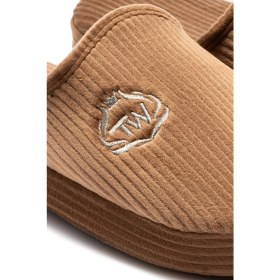 Resim Twigy Muted Erkek Ev Terliği Kahve 41/46 