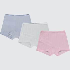 Resim Civil Girls Kız Çocuk 3'lü Boxer Set 2-10 Yaş Beyaz 