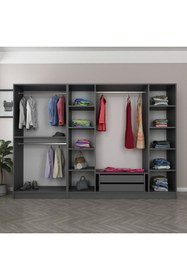 Resim Minar Kale 210cm 6 Bolme 2 Cek Gıyınme Dlp Antr 