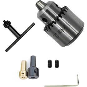 Resim PremiumPort Mini Mandrel Anahtar Sıkmalı 4mm, 3.2mm ve 5mm, Hobi ve Proje Için 