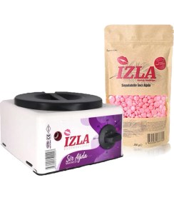 Resim Izla Sir Ağda Makinesi + Pudralı Soyulabilen Boncuk Ağda & Waxing Machine 
