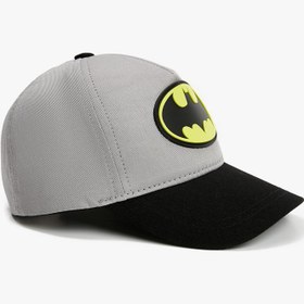 Resim Erkek Çocuk Batman Kep Şapka Aplike Detaylı Lisanslı Pamuklu 