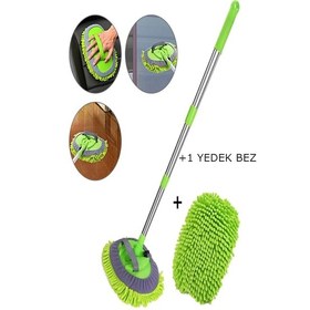 Resim Hrpak Çok Fonksiyonlu 2 In 1 Mikrofiber Araba Yıkama Fırçası 