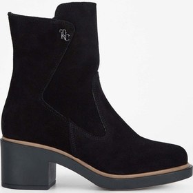 Resim Tamer Tanca Kadın Hakiki Deri Siyah Süet Casual Bot 231 2043 Bn Bot Sk23/24 Sıyah Suet 