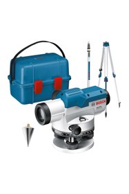 Resim Bosch Gol 20 D Nivo + Bt 160 Tripod + Gr 500 Mira Optik Nivelman Set 