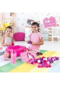 Resim Dolu Unicorn Aktivite Masası 30 Parça Büyük Bloklar 2598 