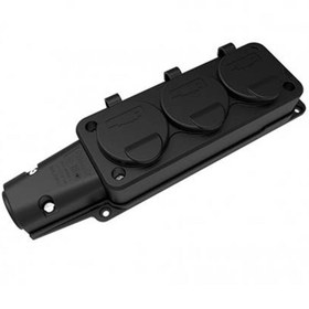 Resim Genel Markalar 1/16A Kauçuk Monofaze Üçlü Grup Priz Ip54 BEM BK1-1402-3613 