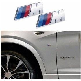 Resim Bmw M Logo Metal Küçük Boy E90 E87 E60 F10 F30 