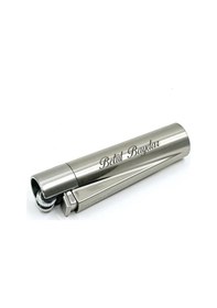 Resim Kişiye Özel Clipper Metal Taşlı Gümüş Çakmak 