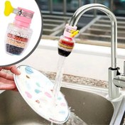 Resim BUFFER® 6 Katmanlı Musluk Ucu Filtreli Su Tasarruflu Hijjenik Musluk Başlığı 