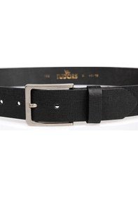 Resim Tudors Erkek %100 Hakiki Deri 4 Cm Spor Siyah Kemer-26409 Siyah 