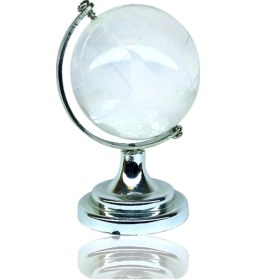 Resim Orta Boy Cam Krıistal Dünya Gümüş 