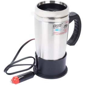 Resim 12V Termoslu Araç Su Isıtıcı Kettle 12V Çay Kahve Oto Ketıl Çay Kahve Ketıl 