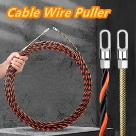 Resim Elektrikçi Tel Çekme Aleti, Çelik, Örgüsüz, Dayanıklı Metal Bağlantılar, Kolay Kablo Takma ve Çıkarma İçin Esnek Malzeme 