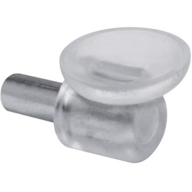 Resim merveuras Metal Raf Pimi Vantuzlu Cam Tutucu 5mm (50 Adet) 