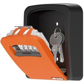 Resim Insafe Isc803Key Şifreli Anahtar Kutusu - Anahtar Dolabı - Kasa Orange 
