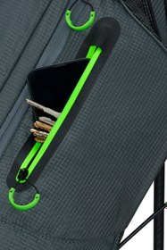 Resim FlexTech SuperLite Stand Hafif Tasarım Golf Çantası - Siyah-Neon Pembe 