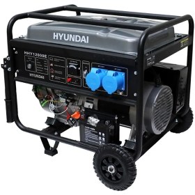 Resim Hyundai HHY12000E Benzinli Jeneratör 10 Kw Monofaze Marşlı 27L Bakır Sargı 2X32A 