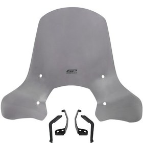 Resim GP Kompozit Lambretta V125 / V200 Special 2021-2023 Uyumlu Ön Cam Füme 52 cm 