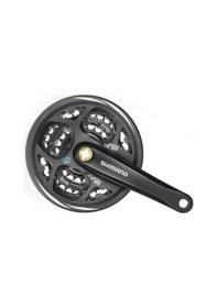 Resim Shimano Altus Fc-m311 Aynakol 3x8v Kapaklı 28/38/48t 175mm Siyah 