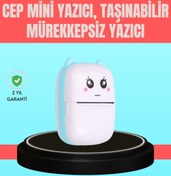 Resim shopwave Bluetooth Bağlantılı Mini Termal Yazıcı Öğrenci ve Ofis İçin 