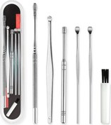 Resim Buffer Paslanmaz Çelik Kulak Temizleme Seti 6'lı 