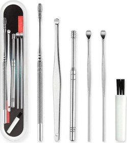 Resim Buffer Paslanmaz Çelik Kulak Temizleme Seti 6'lı 