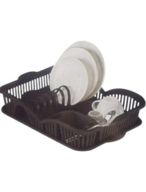 Resim Hane216 Tezgah Üstü Siyah Plastik Bulaşıklık Kaşıklık , Tabaklık 