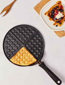 Resim Karaca Mutfaksever Waffle Tavası Gray 26cm 