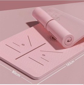 Resim Gri Kaymaz Yoga Matı Kalınlaştırılmış Ve Genişletilmiş Ses Geçirmez Ve Darbeye Dayanıklı Paspaslar Çevre Dostu Ev Spor Ve Fitness Matı 183x61x0.6cm 