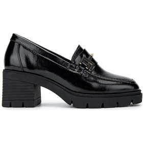 Resim Tamer Tanca Kadın Hakiki Deri Siyah Rugan Makosen Ayakkabı 1065 201-2683 Bn Ayk Sk24-25 Sıyah Krsk Rgn Siyah Rugan 