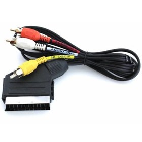 Resim Scart 3 Rca Tost Kablo 1.2 Metre 