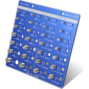 Resim Seeppitous Square Diş Konu, Somun ve Cıvata Diş Çekimi, Cıvata Boyutu ve Iplik Tanımlayıcı Göstergesi, Cıvata ve Somun Göstergesi (Mavi) (Yurt Dışından) 