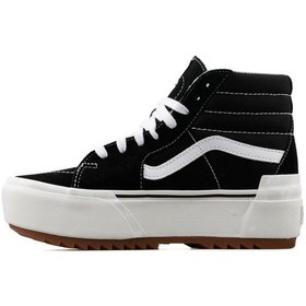 Resim Vans Ua Sk8-Hi Stacked Kadın Günlük Ayakkabı Vn0A4Btw5Zn1 Siyah 