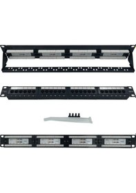 Resim 24Port Cat6 Utp Modüler Dolu Patch Panel 