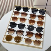 Resim 12 Çift Kadın Plastik Kare & Oval Kaplumbağa Kabuğu Desenli Retro Şık Klasik Bohem Tarzı Çoklu Stil Gözlük 